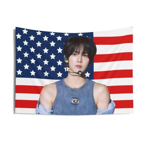 ZB1 Yujin Biceps American Flag, Zerobaseone Concert Banner, Zb1 Kpop Flag, Zerobaseone Good So Bad, Zerobaseone Timeless World