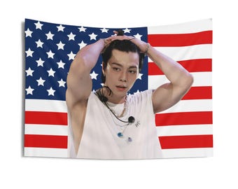 Nct Johnny Face Card American Flag, Nct Concert Banner, Nct Kpop Flag, Nct 127, Nct Candy Factory, NCT Tour 2025