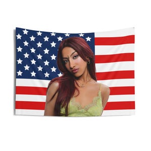 Katseye Lara Visuals American Flag, Katseye Concert Banner, Katseye Kpop Flag, Katseye Touch, Katseye 2025