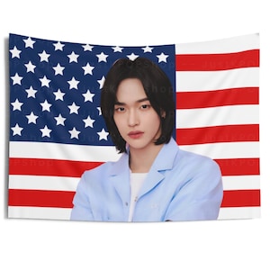 Riize Wonbin Photoshoot American Flag, Riize Wonbin American Tapestry, riize riizing, RIIZE BoomBoomBass, Rise and Realize