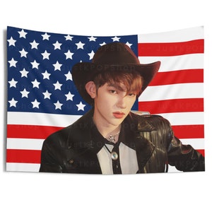 ZB1 Zhang Hao Cowboy American Flag,  Zerobaseone Zhang Hao American Tapestry, Zerobaseone Yura Yura, Zerobaseone Sweat,  ZB1 Feel The Pop