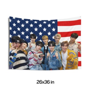 Zerobaseone Group Photo Flag Banner, ZB1 Members American Tapestry, Zero base one Members, Zerobaseone Crush, ZB1 Melting point