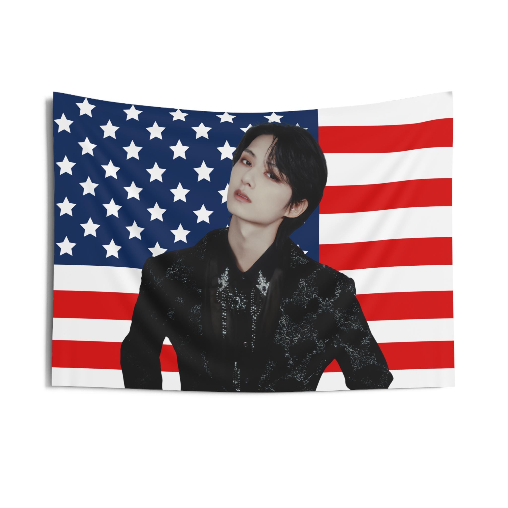 Svt Jun Japan 4th Single American Flag, Seventeen Concert Banner