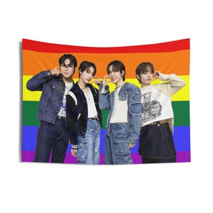 Xlov Cute Photo Pride Flag, Xlov Concert Banner, Xlov Kpop Flag, Xlov Imma Be, XLOV 2025
