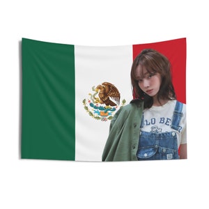 Aespa Winter Ethereal Beauty Photo Flag Banner, Winter American Tapestry, Winter Kpop Merch, Gift for Winter Fan