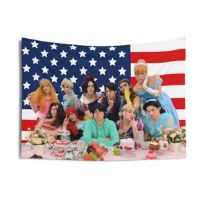 The Boyz Princess Costumes American Flag, The Boyz Concert Banner, The Boyz Kpop Flag,  The Boyz Trigger, The Boyz 100Red, The B Land