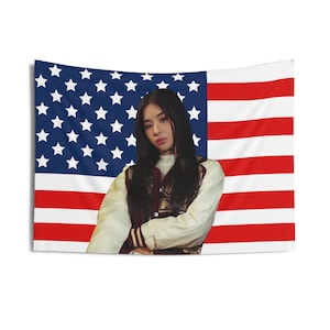 Katseye Sophia Pretty Face American Flag, Katseye Concert Flag, Katseye Kpop Banner, Katseye Beautiful Chaos, Katseye 2025