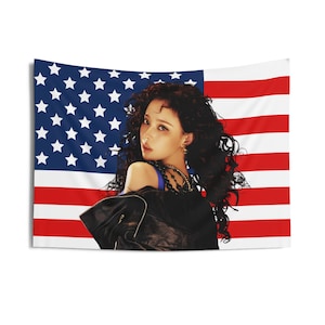 Aespa Winter Serving Face Card American Flag, Aespa Concert Banner, Aespa Kpop Flag, Dirty Work, Aespa Synk Parallel Line, Aespa Tour 2025