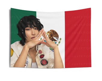 Ateez Seonghwa Insane Face Card Mexican Flag, Seonghwa