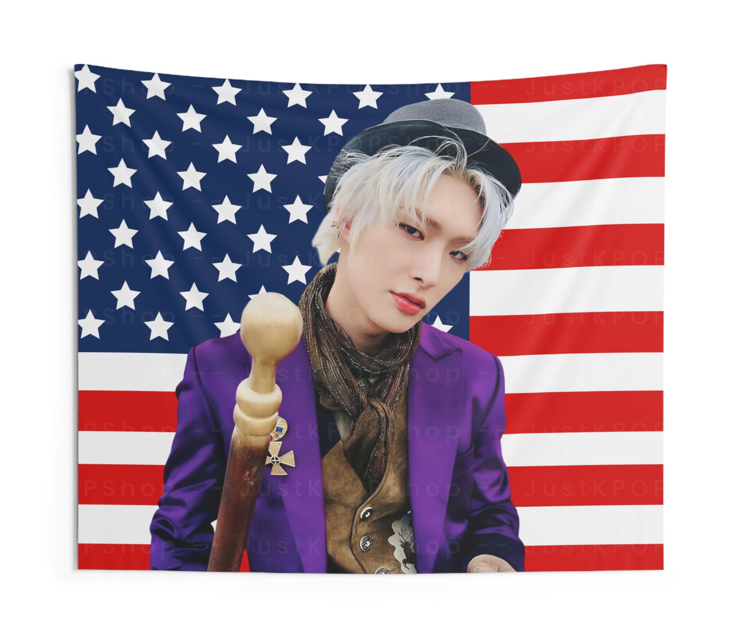 ATEEZ アメリカ ユニフォーム ミンギ Ateez Mingi Wonka Outfit