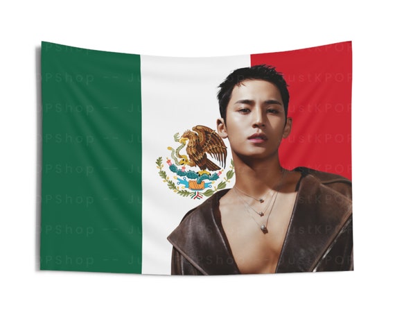 Seventeen Mingyu Photoshoot Mexican Flag, Seventeen Kpop