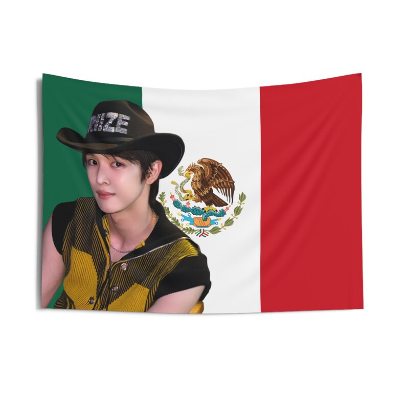 Riize Sungchan Cowboy Mexican Flag, Riize Concert Banner, Riize Kpop ...