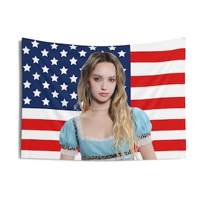 Katseye Daniela Blonde Hair American Flag, Katseye Concert Banner, Katseye Kpop Flag, Katseye Touch, Katseye 2025