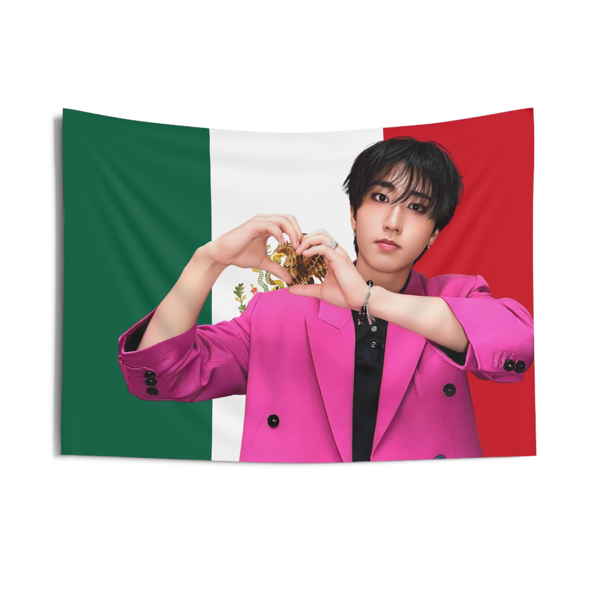 Han Jisung Do It Mexican Flag, Stray Kids Concert Banner, SKZ Kpop