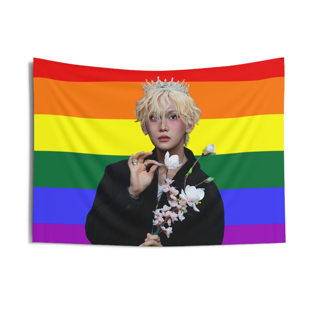 Xlov Hyun Cute Face Pride Flag, Xlov Concert Banner, Xlov Kpop Flag ...