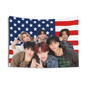Xdinary Heroes Members American Flag, Xdinary Heroes Concert Banner, Xdinary Heroes Kpop Flag, XDH World Tour, XDH 2025