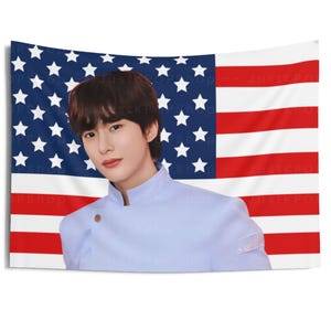 Riize Anton Photoshoot American Flag, Riize Anton American Tapestry,  riize riizing, RIIZE BoomBoomBass, Rise and Realize