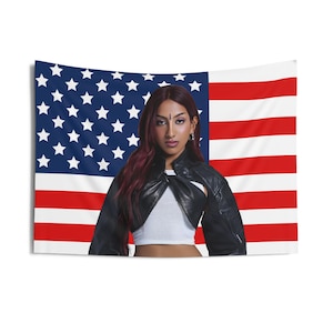 Katseye Lara Red Hair American Flag, Katseye Concert Banner, Katseye Kpop Flag, Katseye Touch, Katseye 2025