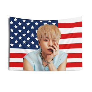 Nct Doyoung Wink American Flag, Nct Concert Banner, Nct Kpop Flag, Nct 127, Nct Candy Factory, NCT Tour 2025