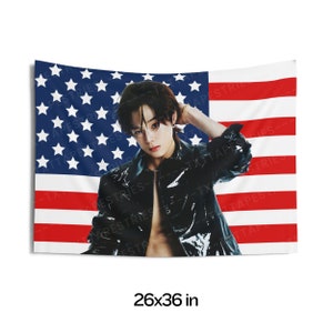 andTeam K Photoshoot Flag Banner, K American Flag Tapestry, K Merch Decor, K Dropkick, K War Cry