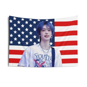 Xdinary Heroes Gaon Visuals American Flag, Xdinary Heroes Concert Banner, Xdinary Heroes Kpop Flag, XDH World Tour, XDH 2025