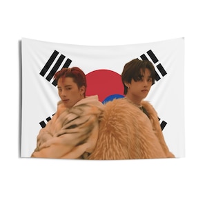 The Boyz Sunwoo Eric Honey Korean Flag, The Boyz Concert Banner, The Boyz Kpop Flag,  The Boyz Unexpected, The Boyz 100Red, The B Land