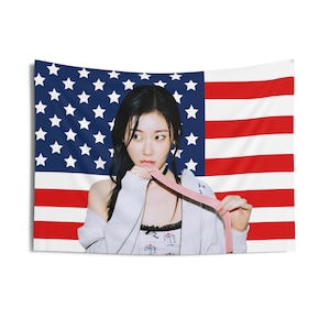 Itzy Chaeryeong Cute American Flag, Itzy Chaeryeong American Tapestry, Itzy Gold, Itsy Tour 2024