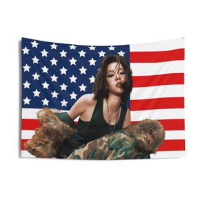 Aespa Winter Face Card American Flag, Aespa Concert Banner, Aespa Kpop Flag, Aespa Dirty Work, Aespa Synk Parallel Line, Aespa Tour 2025