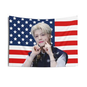 AndTeam Maki Adorable Pose Photo Flag Banner, Maki American Flag Tapestry, Maki Merch Decor, Maki Dropkick, Maki War Cry,