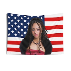 Katseye Manon Pretty Face American Flag, Katseye Concert Banner, Katseye Kpop Flag, Katseye Touch, Katseye 2025