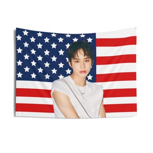 Nct Jungwoo Photoshoot American Flag, Nct Concert Banner, Nct Kpop Flag, Nct 127, Nct Candy Factory, NCT Tour 2025