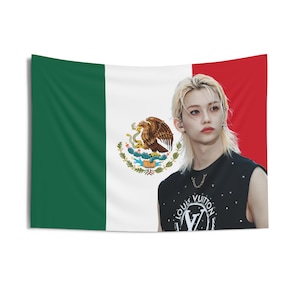 Felix Sleeveless Mexican Flag, Stray Kids Concert Banner, SKZ Kpop Banner, Stray Kids Ate, Skz DominAte, Stray Kids 2025