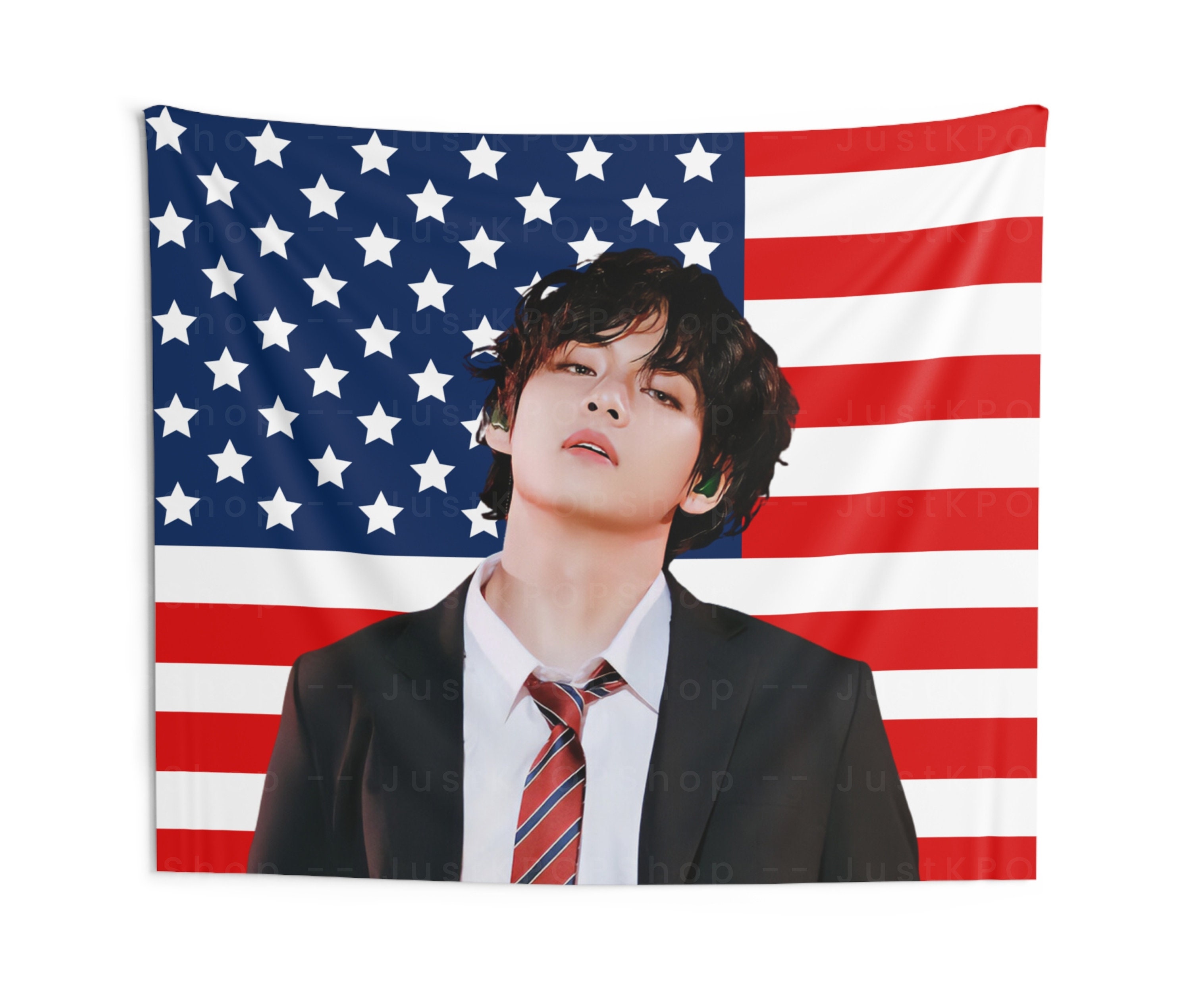 BTS vフラッグ BTS テヒョン V うちわ イメージピケット フラッグ 3