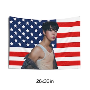 Nct Doyoung Stunning American Flag, Nct Concert Banner, Nct Kpop Flag, Nct 127, Nct Candy Factory, NCT Tour 2025