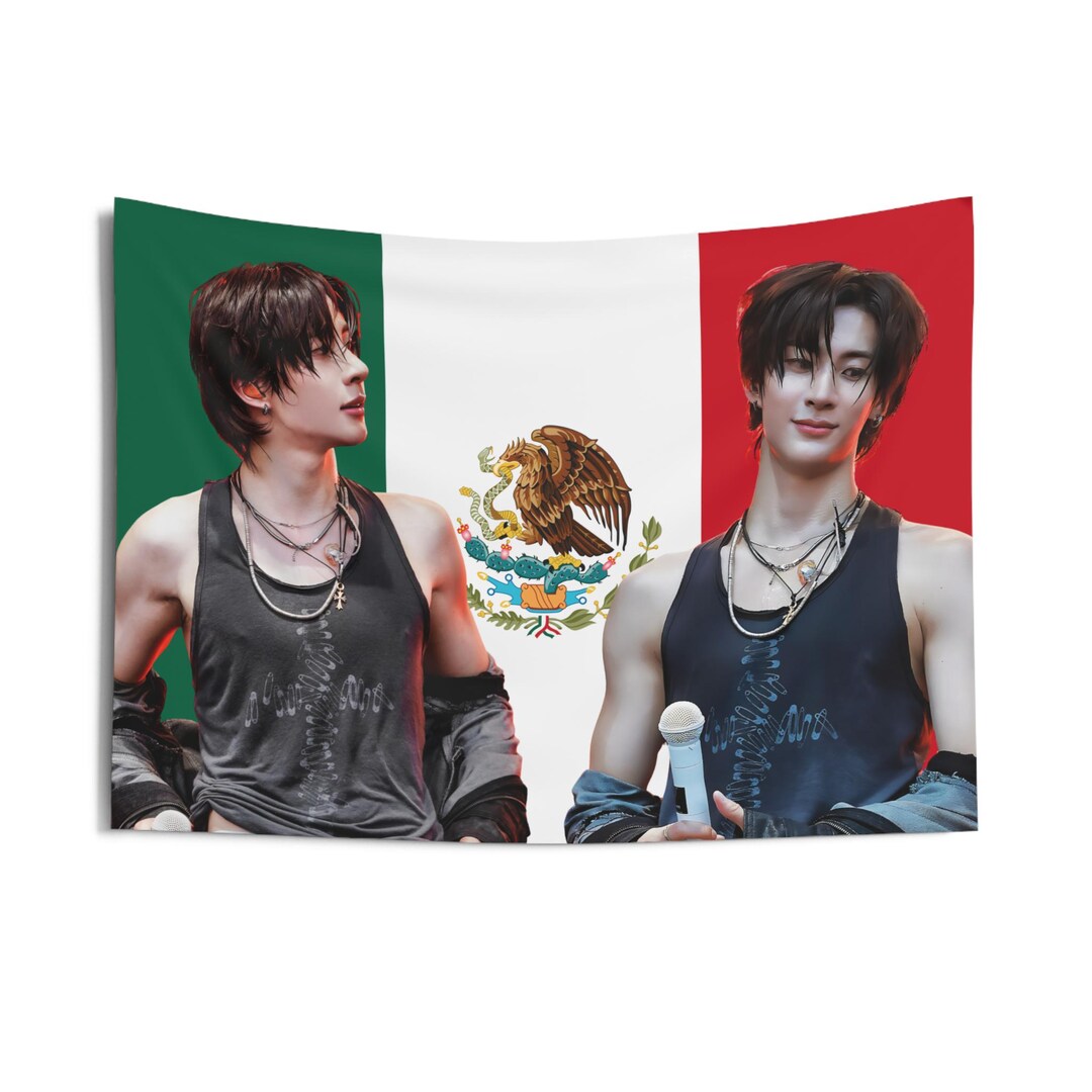 Anton Insane Face Card Mexican Flag, Riize Concert Banner, Riize Kpop ...