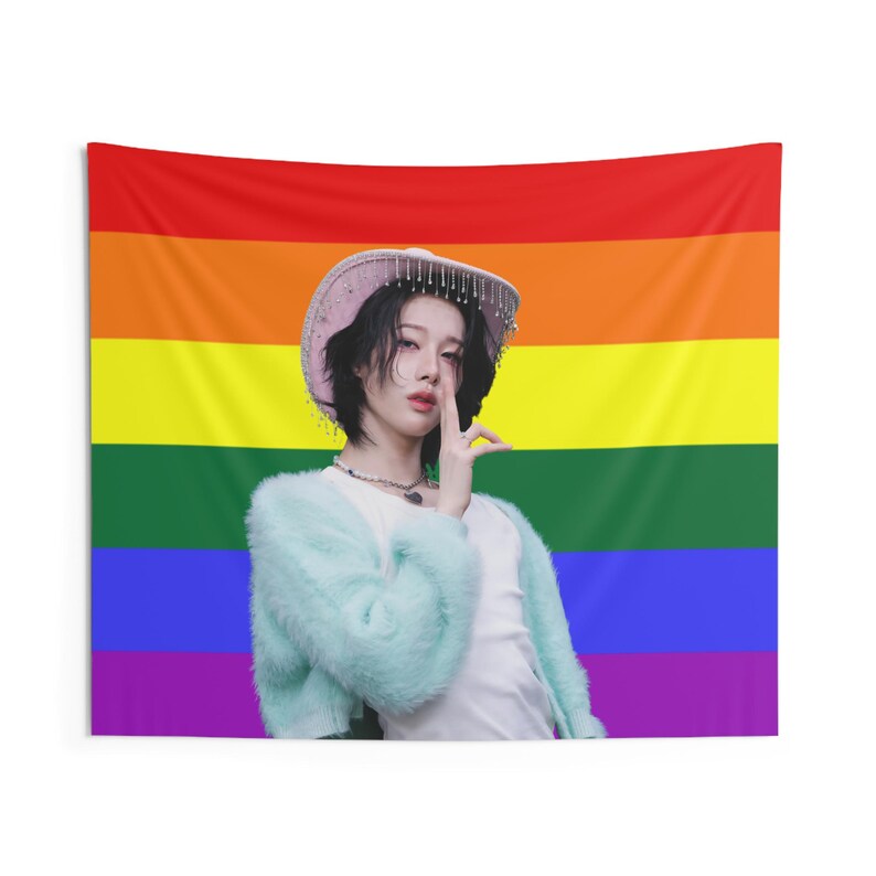 Xlov Rui Pretty Face Pride Flag, Xlov Concert Banner, Xlov Kpop Flag ...