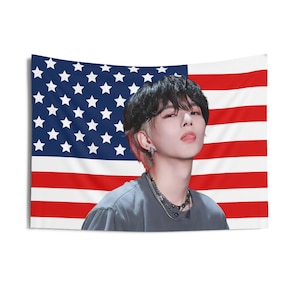 Xdinary Heroes O.de Face Card American Flag, Xdinary Heroes Concert Banner, Xdinary Heroes Kpop Flag, XDH World Tour, XDH 2025