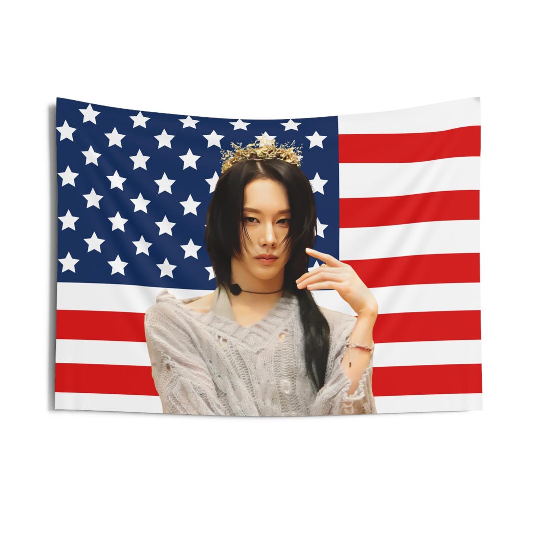 Xlov Rui Insane Visuals American Flag, Xlov Concert Banner, Xlov Kpop ...