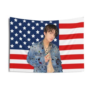 Nct Jungwoo Abs American Flag, Nct Concert Banner, Nct Kpop Flag, Nct 127, Nct Candy Factory, NCT Tour 2025
