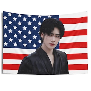 ZB1 Ricky Dark Vibe American Flag, Zerobaseone Ricky  American Tapestry, Zerobaseone Yura Yura, Zerobaseone Sweat,  ZB1 Feel The Pop