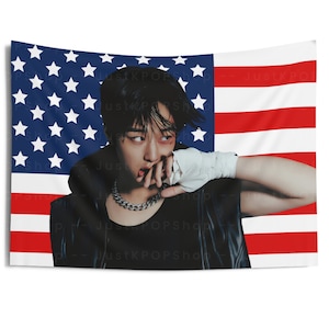 The Boyz Juyeon Insane Face Card American Flag, The Boyz Juyeon American Tapestry, The Boyz Phantasy, The Boyz Gibberish