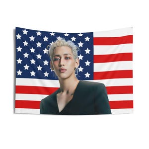 GOT7 BamBam Concept Photo American Flag, GOT7 Concert Banner, GOT7 Kpop Flag, GOT7 Python, GOT7 2025