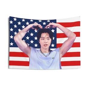 Nct Johnny Visuals American Flag, Nct Concert Banner, Nct Kpop Flag, Nct 127, Nct Candy Factory, NCT Tour 2025