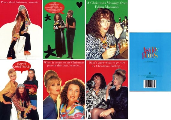 03 Absolutely Fabulous パッツィーストーン 1995年製 Absolutely Fabulous AB Fab Christmas 1995 Holiday Greeting