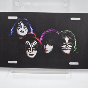 Kiss Dynasty Gene Simmons Stanley Ace Frehley Criss Plaque d'immatriculation personnalisée