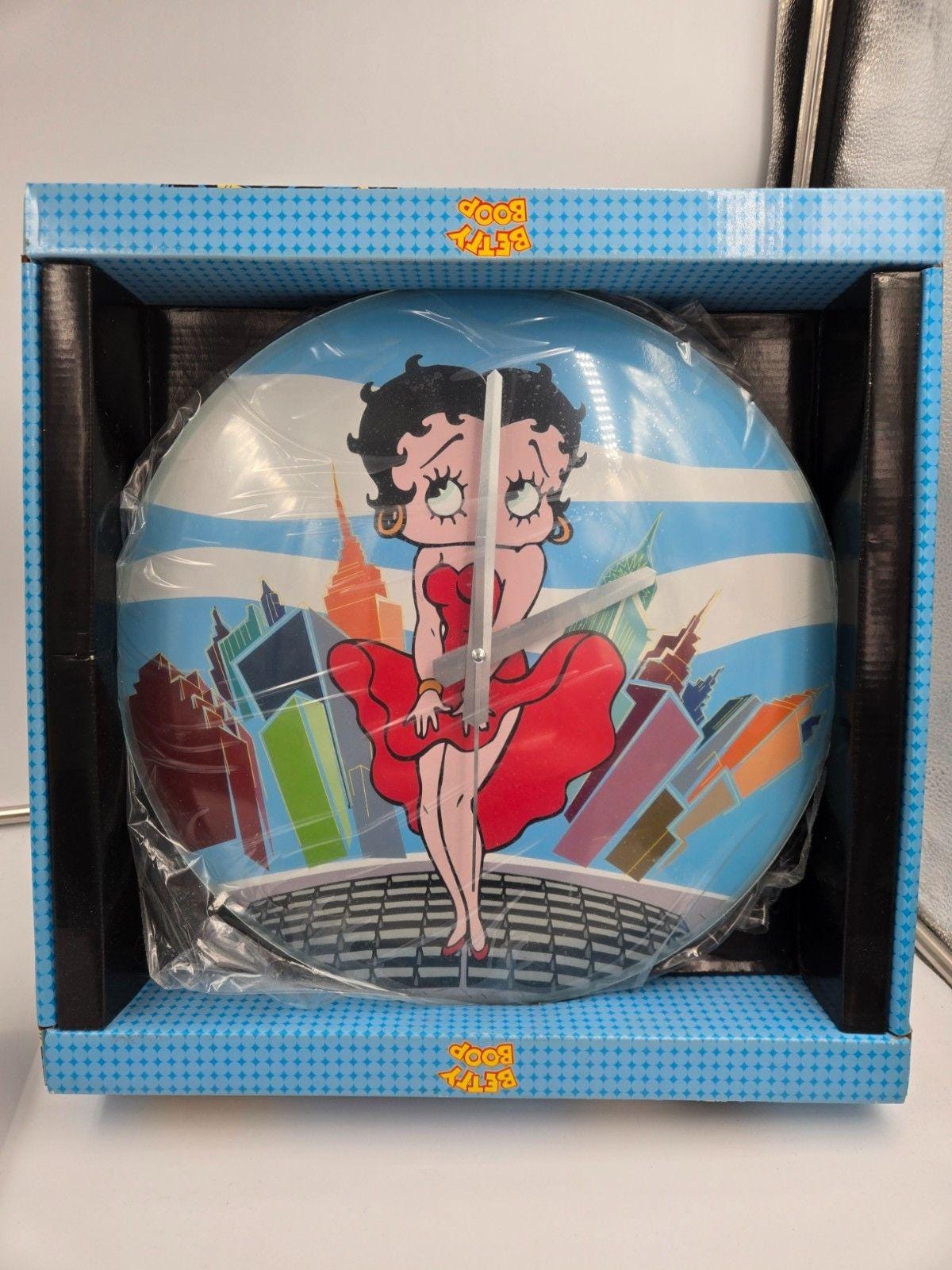 Betty Boop スクエア ウォールクロック Vintage Betty Boop Clock - Etsy