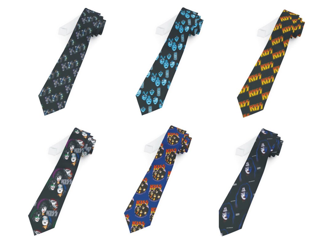6 Styles KISS Classic Neck Ties Etsy