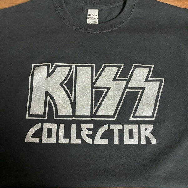 KISS Collector Kollector T-Shirt NEW (Stanley, Simmons, Frehley, Criss, Carr, Kulick, Vincent)