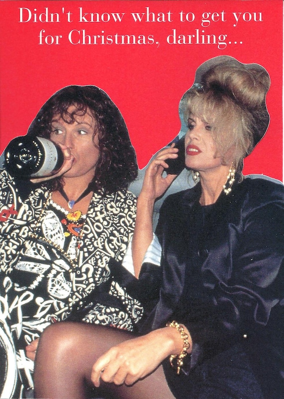 03 Absolutely Fabulous パッツィーストーン 1995年製 Absolutely Fabulous AB Fab Christmas 1995 Holiday Greeting