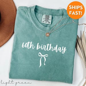 Comfort Colors® 60th Birthday Shirt, Birthday 60 Shirt, 60th Birthday Group Shirt, 60th Birthday Shirt Women, 60th TShirt, Birthday Party